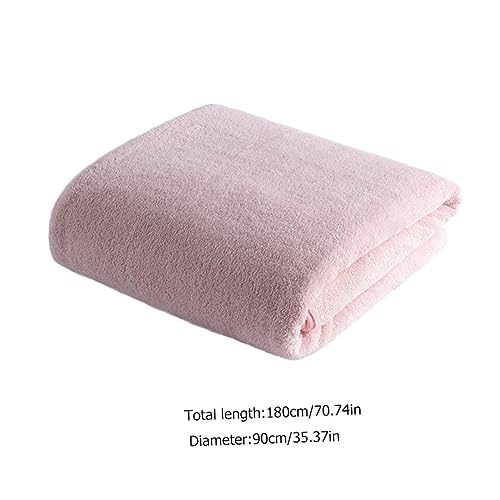 Drap de bain douce et légère rose peignoir absorbant - 3