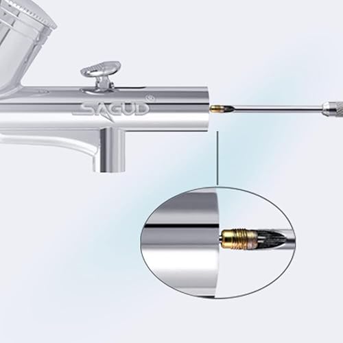 Miniatura 5 de JJLFresheners Herramienta de reparación de repuesto de tornillo de tuerca o válvula de embalaje de aguja, accesorios de aerógrafo para pistola de