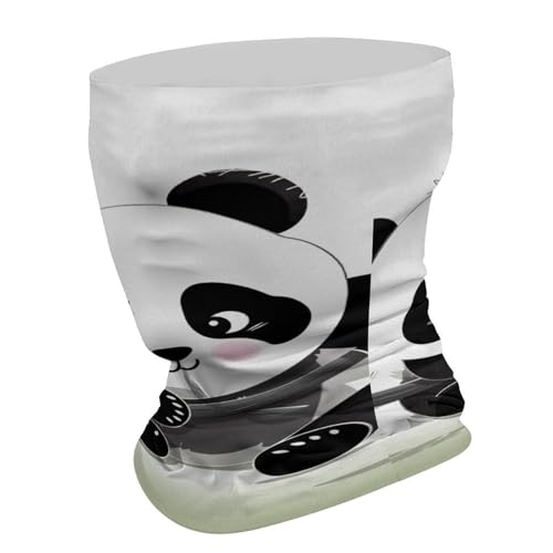 Balaclava Elástica con Diseño de Pandas para Clima Frío para Hombre y Mujer, para Motocicleta, Ciclismo, Esquí y Más miniatura 3