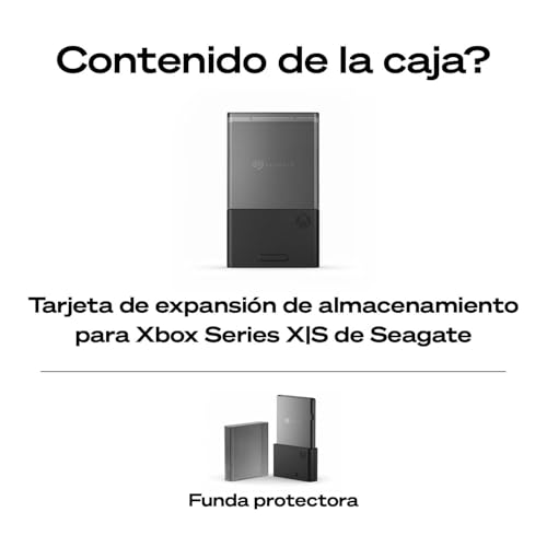 Tarjeta Seagate Xbox 1 TB para solucionar el problema de espacio SSD 2