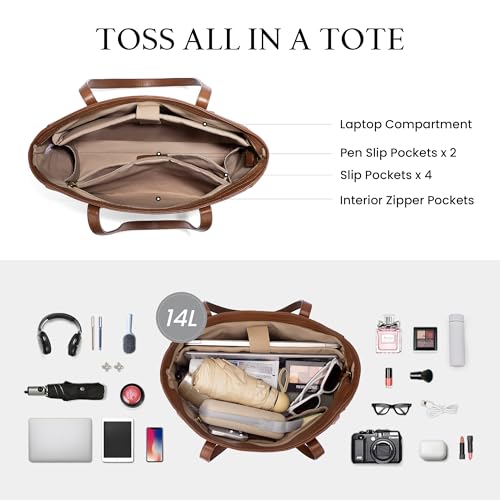 Sac cabas cuir véritable befen pour ordinateur 15,6 pouces