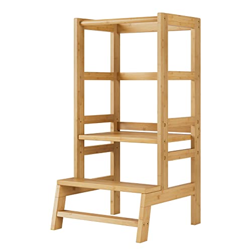 Torre di apprendimento Montessori in legno per bambini | LUFE