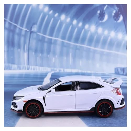 Modelo de coche 1:32 para Civic Type-R en aleación miniatura 4