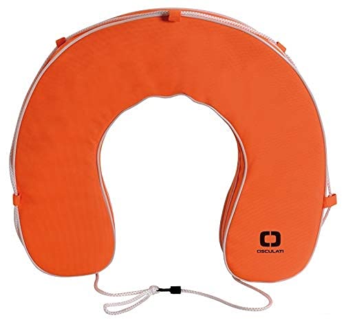 OSCULATI Galleggiante Ferro di Cavallo-Rivestimento Arancio