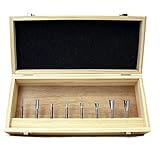 Infinity Cutting Tools 8-Pc. Dovetail & Box Joint Making Router Bit Set; 1/4 Shank| Carbide Tip | Heavy-Duty | for Handheld Or Table Mounted Wood Router