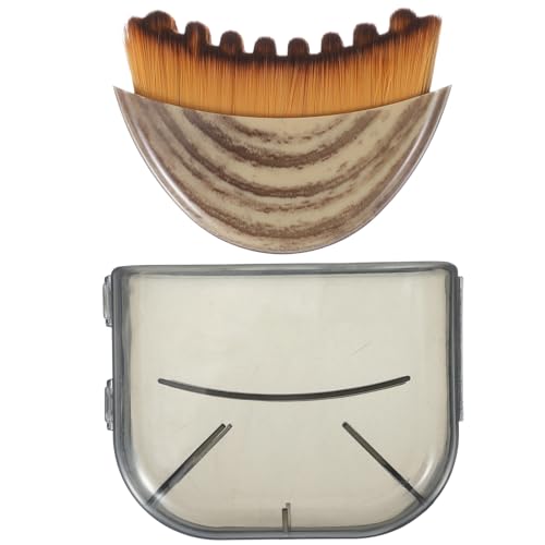 Ymapinc Small Lymphatic Contour Face Brush - Facial Body Dry Brushing with Storage Box, Mini Travel