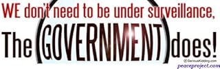 WE Don't Need to Be Under Surveillance, The Government Does Freedom Liberty ConstitutionLarge Magnetic Car Bumper Sticker ...