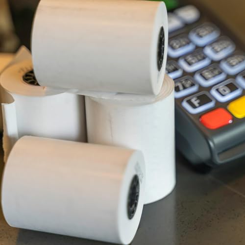 Evita atascos con papel térmico 57x40mm para datáfono en rollo libre de BPA 4