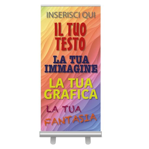 Gruppo Veneziano - Roll Up personalizzato - Roll up personalizzato con immagini, testi/o loghi per aziende, esposizione, fiere - Roll Up pubblicitario