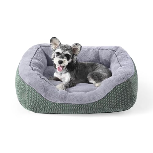 Image of INVENHO Small Dog Bed Washable Orthopedic Calming Warming Durable Pet Bed with Anti-Slip Bottom