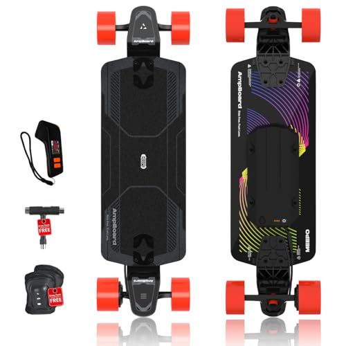 MEEPO Ampboard Electric Skateboard - Ultra-Lightweight 33.74' Drop-Through Deck,...