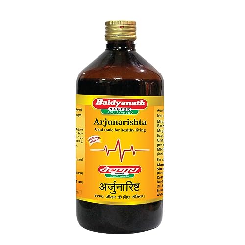 Baidyanath Asli Ayurved Arjunarishta - 450 ml | Ayurvedic Tonic for Heart Wellness, Cardiac Health & Overall Wellness