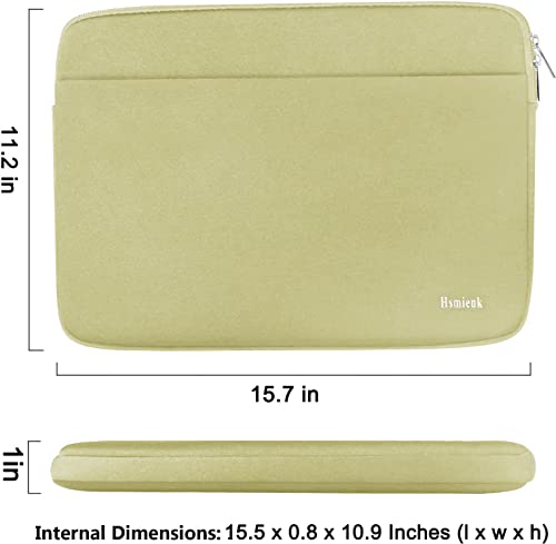 Image of Laptop Case Sleeve 15.6 inch, Shockproof Protective Notebook Bag with Accessory Pocket, Briefcase Carrying Laptop Sleeve for 15.6 inch HP, ASUS, Dell, Lenovo, Acer -Off White