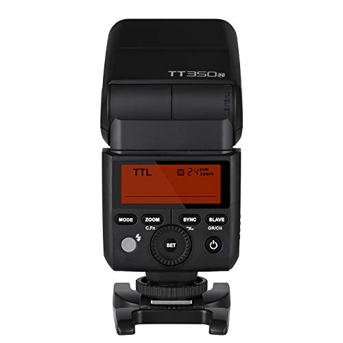 Godox TT350N TTL flash Nikon avec synchro haute vitesse HSS