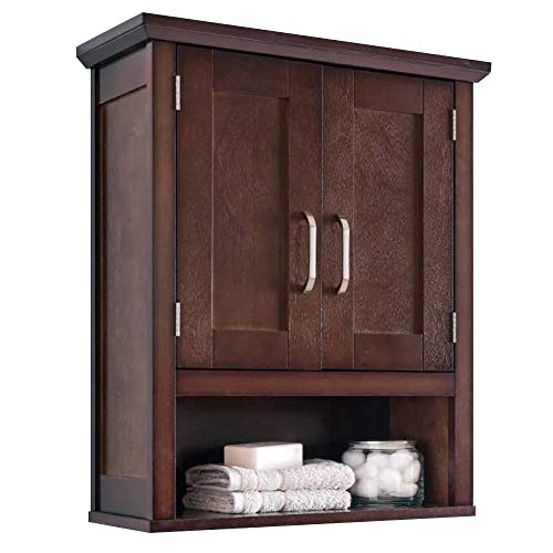 BAKAJI cabinet Bathroom cupboard Wall 3 Shelves 53 X 21.5 X 63.5 Cm walnut BAKAJI cabinet Bathroom cupboard Wall 3 Shelves 53 X 21.5 X 63.5 Cm walnut