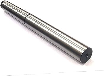 Assorts Precision Steel Lathe Alignment Test Bar Mandrel MT2 180mm Overall Length, Headstock & Tailstock Alignment Tool, Taper Turning Inspection Bar for Lathe Machines,