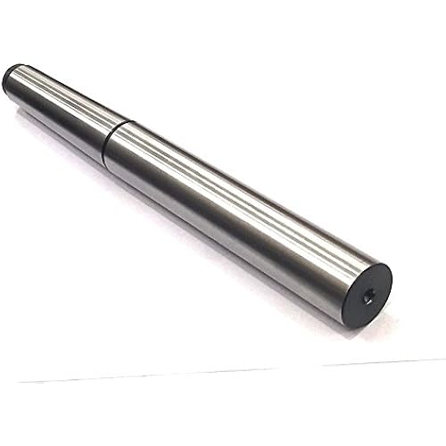 PRECISION STEEL LATHE ALIGNMENT TEST BAR MANDREL-HELPS LINING-UP HEADSTOCK & TAILSTOCK TO ELIMINATE ANY TAPER TURNING ON LONG LENGTH WORK-PIECE (MT2-REGULAR (OAL 180 MM))