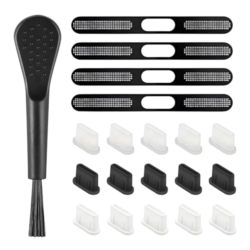 DewGulf 20pcs Bouchons Anti-Poussière USB-C, Protecteurs de Port de Charge Type-C, Cache Anti...