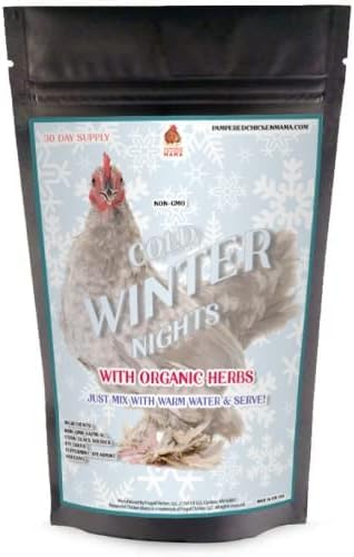 USA Black Soldier Fly Grub, Oatmeal, & Herb Chicken Scratch Treat for Backyard Hens: Non-GMO, Healthy Backyard Chicken Feed and Supplies, Cold Winter Nights (8 pounds)