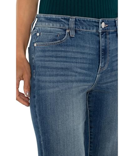 Womens Hannah Mid-Rise Cropped Flare Eco Denim3