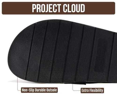 Image of Project Cloud 100% Genuine Leather Womens Clogs - Plush & Soft Insole with Arch Support Non Slip Mules & Clogs for Women Footwear - Water Resistant Women Shoes (Foamy)