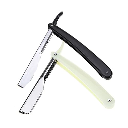 FOMIYES 2pcs Beard Razor Face Shaver for Men Razor for Men Maquina De Afeitar Para Hombre Straight Razors for Men Barber Manual Razor for Men Safe