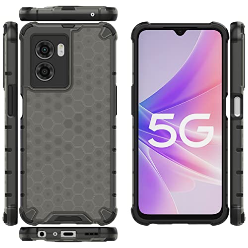 Image of Glasgow Back Case Cover Compatible with Realme Narzo 50 5G (Stylish Design) - Black