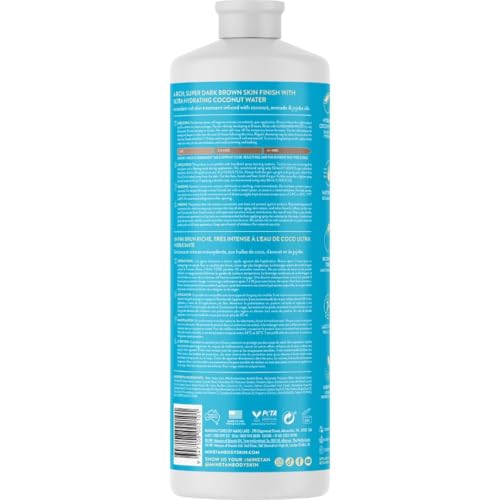 Image of MineTan Spray Tan Solution | Coconut - Fake Tanning Mist Best for Dark Bronzed Glow Skin Finish, Fast Drying, 1 Hour Express, Hydrating, Salon Professional Formula, Vegan, 33.8 Fl Oz