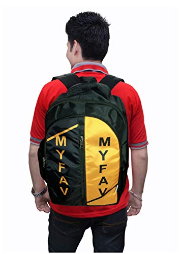 Image of MY FAV Laptop Backpack | Printed Lightweight Laptop Bag for Men & Women | Water-Resistant Office, School & College Backpack | Spacious & Durable with Multi Compartments |Fits Up to 17 inch Laptop