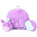 Soft Landing | Nesting Nooks | Premium Character Backrest with Carrying Handle & Back Pocket â€“ Purple/Blue Unicorn