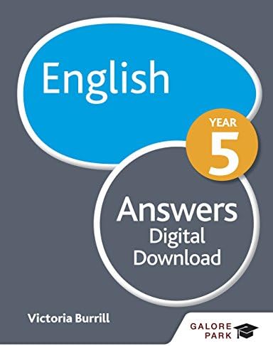 English Year 5 Answers Kindle Edition