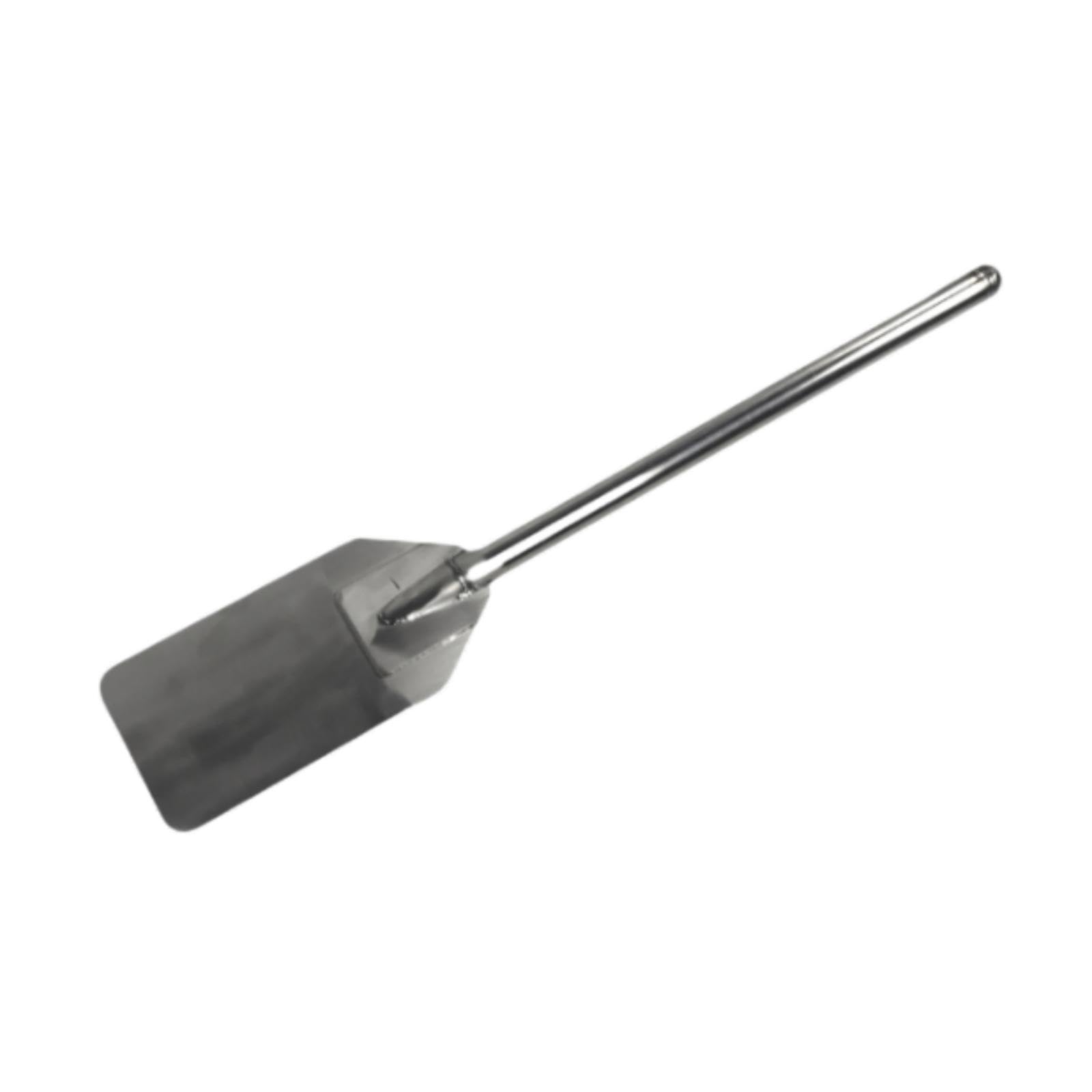 Paleta de Mezcla de Acero Inoxidable con Mango Largo Plana Extralarga Cuchara Robusta para Remover Barra de Mezcla Adecuado para Cocina, 30 in
