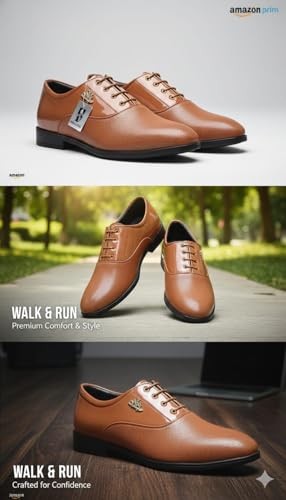 Image of WALK & RUN SHOES Men's Original Leather Lace-Up Chukka Boots | Stylish & Durable Formal & Casual Wear Boots