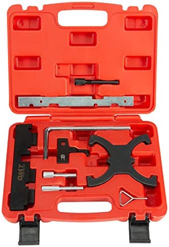 OMT Engine Camshaft Timing Belt Tensioner Locking Alignment Tool Kit Compatible with Ford Fiesta Focus Fusion Escape More Volvo S60 S80 V40 V60 V70 1.5 1.6L VCT 1995 1996 1997 1998 1999 2000 to 2020