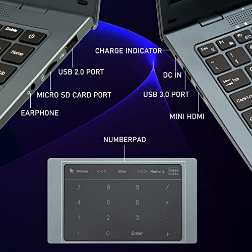 2022-Newest-Azeyou-141-Thin-Light-Business-Student-Laptop-Computer-up-to-28GHz-Intel-Celeron-N4020-Processor-4GB-DDR4-RAM-64GB-Storage-2MP-Webcam-WiFi-Bluetooth-Windows-11-Laptop-Gray