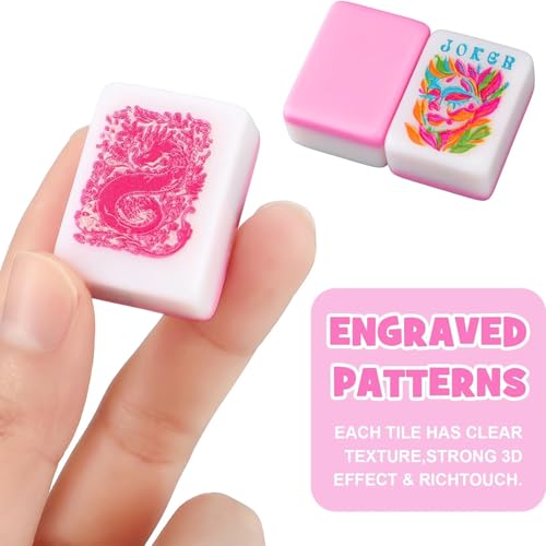Soulchen 160 Pink Kaleidoscope Mahjong Set miniatura 5