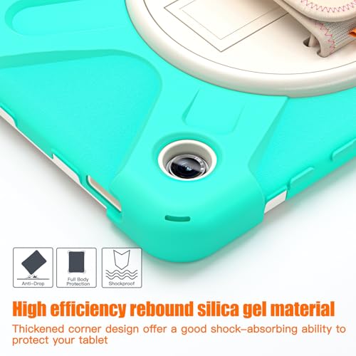 Coque Galaxy Tab A9 8.7 pouces verte idéale pour le travail et les loisirs - 4