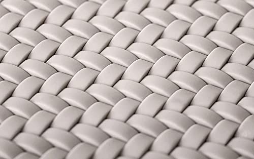Cream Recycled Glass Basketweave Mosaic Tile (4.79 Sq ft- Box of 5 Sheets) - Thumbnail 4