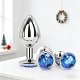 Générique 3 (Bleue) Plug AnaleTailles De Diamant Solide pour Un Ensemble D'Entraînement Facile pour des Festivals Spéciaux Rj2p