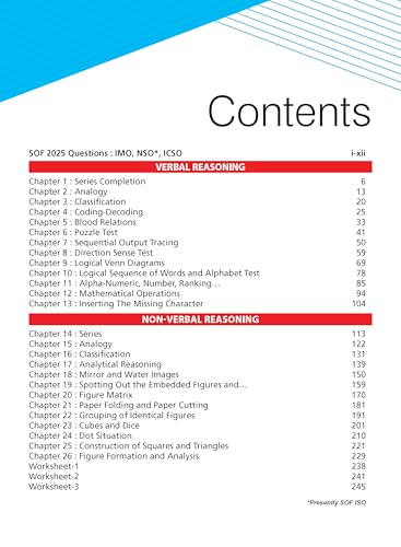 Image of MTG Class-9 Reasoning Mastery Book | SOF IMO, ICSO & iso Question Included | Useful For All Olympiads & Talent Search Exam 2026-27