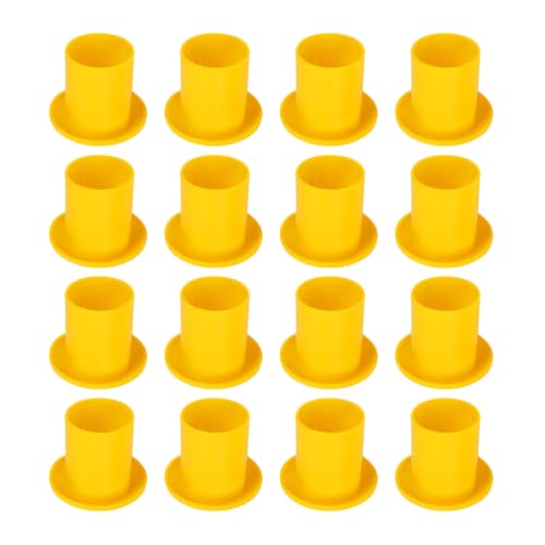 Capuchons de protection de chantier anti-blessure en plastique jaune