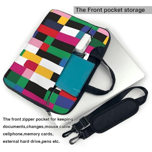 Bolso geométrico colorido para laptop de 14 pulgadas miniatura 6