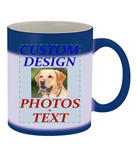Custom Printed 11oz Ceramic Magic Color Changing Mug CP06 - Add Your Image
