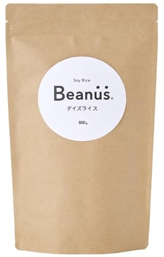 【レンジで簡単】フジッコ Beanus ダイズライス 500g(10食)【低糖質 高タンパク 置き換えダイエット】