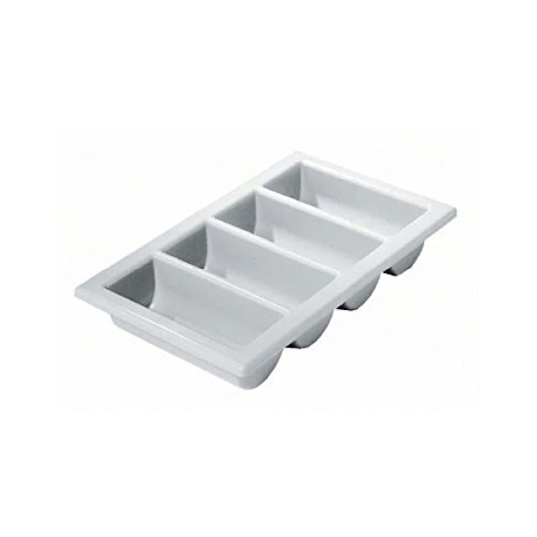 Genware NEV-CB1-1 Cutlery Tray/Box, 1/1, 13" x 21", Grey
