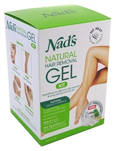 Nads Hair Removal Gel Kit 6 Ounce Gel (177ml) (Pack of 2)