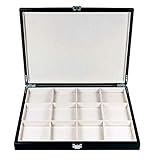 Campione Collections - CC-PCW12 - Scatola Portaorologi da tasca Cofanetto per 12 orologi i...