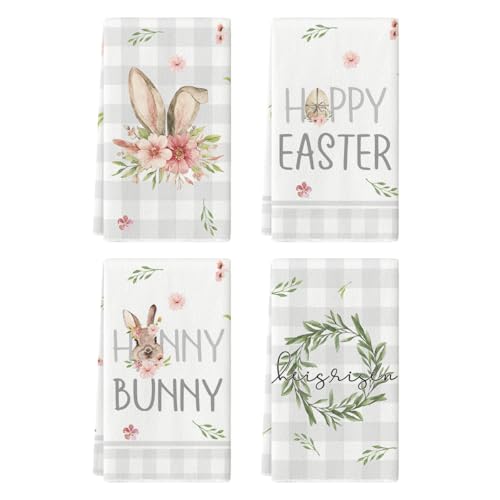 Artoid Mode Easter Rabbit Eggs Kitchen Dish Towels cover