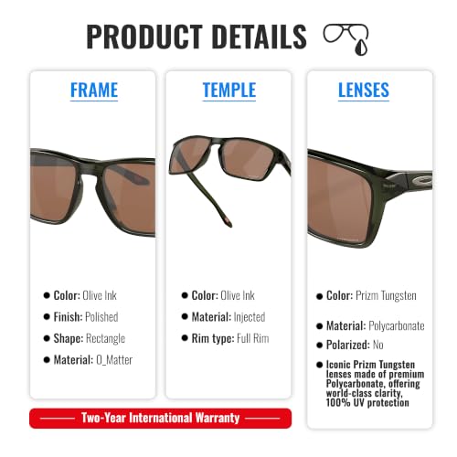 Image of Oakley SYLAS OO9448 Rectangle Shape Sunglasses With Official Eyewear Kit