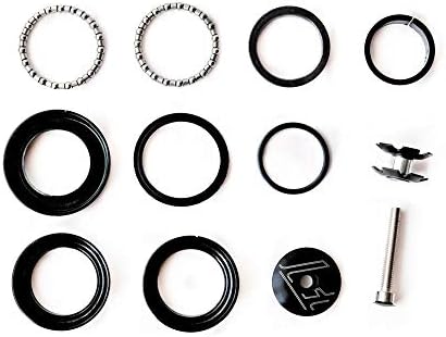 YOU+ 34mm Heavy Duty Headset Top Cap Bearings, Threadless Stem Tapered Sealed BMX Bearing Nuts for Mountain MTB Bike